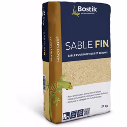 Description commerciale Pour la fabrication de mortier ou béton. Faible granulométrie idéale pour travaux de finition. Idéal  ...