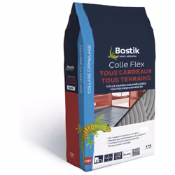 Description générale Colle en poudre adaptée à tous types de carreaux, idéale pour supports neufs, anciens rigides et déforma ...