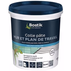 Pour carrelages avec poids < 30kg/m² Murs intérieurs et plans de travail Sur supports neufs Bonne maniabilité Colle carrelage ...