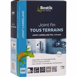 Joint fin tous terrains Bostik Gris - 30604102