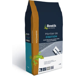 Mortier de finition Couleur: blanc - Conditionnement: 10KG - Bostik