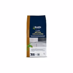 Colle béton cellulaire, sac de 5 kg BOSTIK référence 225490- Type de produit : colle béton cellulaire.- Description :Colle bé ...