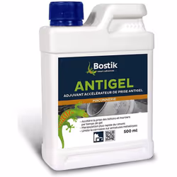 Intérieur ou extérieur Sol et mur Non chloré Efficace jusqu'à -10°C Protège les ouvrages L'antigel de Bostik est un adjuvant  ...
