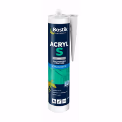 Description générale Le mastic acrylique Acryl S de Bostik est conçu pour le calfeutrage, la reprise de fissures, et les join ...