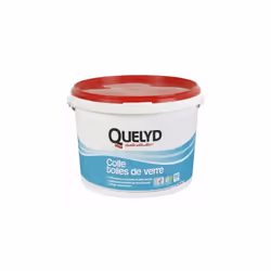Colle en pâte pour toutes les toiles de verre. S'applique directement sur les murs.