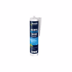 Mastic acrylique d'étanchéité spécial peintures, pour reboucher fissures, réaliser joints et calfeutrements divers avant mise ...