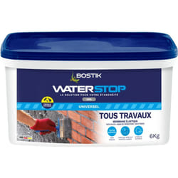Bostik - Membrane d'étanchéité Waterstop Couleur: Gris - Conditionnement: 6KG