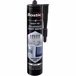 Effet métal Nom du produit: Colle mastic Indication du geste de tri (triman): Non