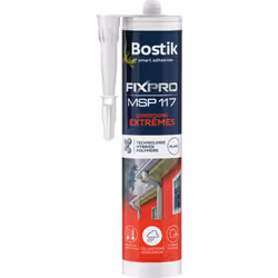 Description générale Le Mastic de fixation MSP 117 de BOSTIK est un mastic colle haute performance, conçu pour des conditions ...