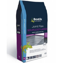 Joint Flex de carrelage souple et large 5kg Couleur: Gris ciment - Bostik