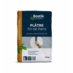 Plâtre fin de paris - BOSTIK - 25 kg - Intérieur - Matériau de construction