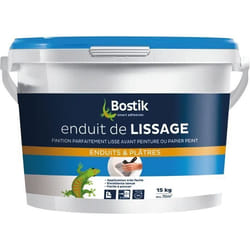 Enduit lissage pate 15kg Bostik