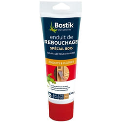 Enduit de rebouchage - BOSTIK - Pâte tube 330g - Pour bois - Intérieur/Extérieur - Facile à peindre