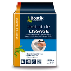Enduit de lissage en poudre sac de 2,5kg - BOSTIK - 30604301 - TU