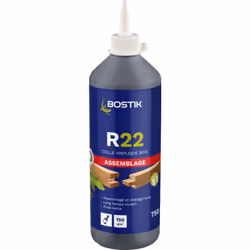 Description générale Cette colle vinylique R22 de Bostik est conçue pour l'assemblage de bois de toutes essences, ainsi que p ...