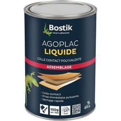 Colle néoprène liquide AGOPLAC 5L - BOSTIK - pour placage stratifié - pour matériaux divers