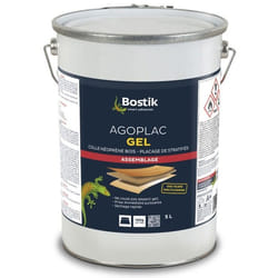 Colle néoprène Agoplac Gel BOSTIK - tenue thermique 80°- fût 5L - 30604788