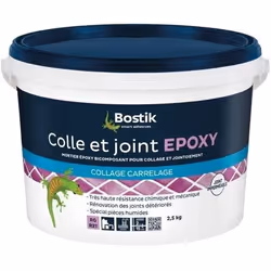 BOSTIK Colle et joint époxy - 25 kg - Blanc