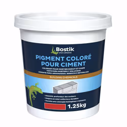 Résumé : Pigment ciment 1.25kg/c6 par BOSTIK Plus en détails : PIGMENT CIMENT 1.25KG/C6