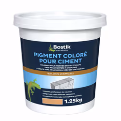 Résumé : Pigment ciment 1.25kg/c6 par BOSTIK Plus en détails : PIGMENT CIMENT 1.25KG/C6