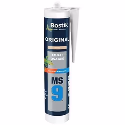 Mastic-colle de Fixation & Etancheité BOSTIK MS9 ORIGINAL - Multi-matériaux - Collage Souple & Puissant - Beige - Cartouche 3 ...