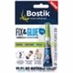 Colle BOSTIK Fix & Glue Gel Sans Odeur Sans Solvant - 3 tubes de 1 g