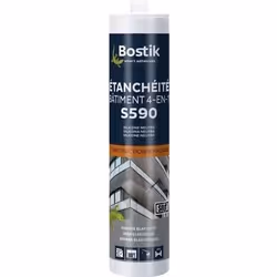 Mastic Etanchéité - BOSTIK - S590 - Silicone Neutre - 300 ml - Couleur Pierre