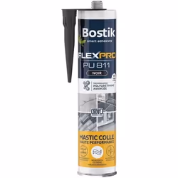 Colle joint int/ext polyuretane bostik flexpro pu811 noir cart 300ml