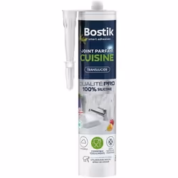 Mastic Etanchéité Joint Parfait BOSTIK Cuisine Transparent Finitions et Raccordements Longue Durée - cartouche 280ml