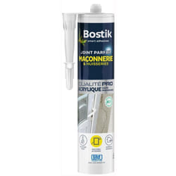 Bostik - mastic acrylique Parfait Maçonnerie et Portes 280ml Couleur: Acajou