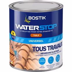 Bostik - Membrane d'étanchéité Waterstop Couleur: Tuile - Conditionnement: 1KG