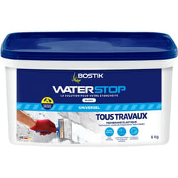 Bostik - Membrane d'étanchéité Waterstop Couleur: Blanc - Conditionnement: 6KG