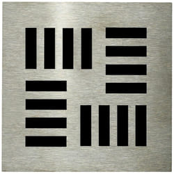 Lazer - Grille carrée 130 x 130 mm Tetris pour Isotanche