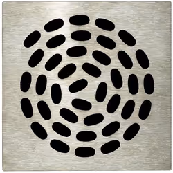 Présentation Grille pour système douche à maçonner ISOTANCHE marque LAZER. Dimensions de la grille : 130x130mm. Hauteur total ...