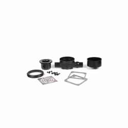 Siphon de sol NF Rotaflux sortie horizontale au débit de 75L/min. Livré avec un support de grille, une grille carrée et deux  ...