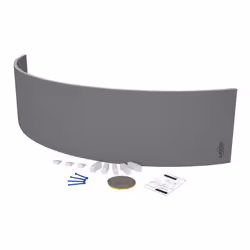 Description générale Tablier courbé pour baignoire de dimensions 2200 x 600 mm et d'une épaisseur de 30 mm. Ce produit est co ...