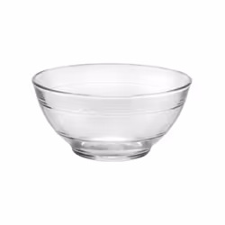 Bol parisien 51 cl - Lys - Le goût unique des choses simples ! - En verre trempé résistant aux chocs et supportent également  ...