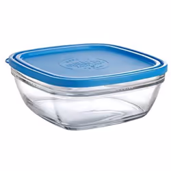 Boîte à lunch Lys Carre 11 cm -Boîte à lunch de marque Duralex -Modèle LYS CARRE -Matière : verre, couvercle en plastique -Di ...