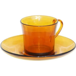 Duralex Tasse avec sous-tasse 9006DS12A0111 Ambre 180 ml (6 Unités)