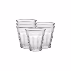 maximum capacité: 130ml Matériel: verre, lave-vaisselle qualité de DURALEX diamètre: 3 '' / 7.5 cm, hauteur: 3 1/8 '' / 7.83  ...