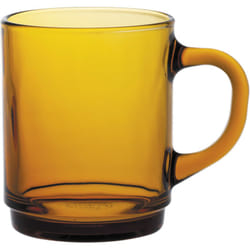 Versailles ambre verre avec anse 260 ml orange - lot de 6 pcs. - Duralex