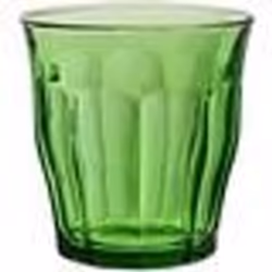 Verres en verre Vert 310 ml - DURALEX - Lot de 4 - Verre trempé - Résistant aux chocs et aux éclats