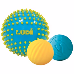 LUDI Balles Sensorielles Bleues