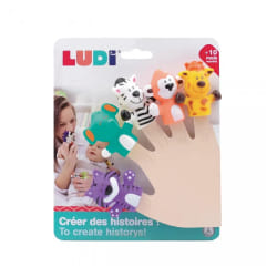 LUDI Marionnettes à doigts Savane