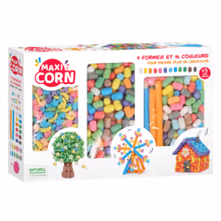 JBM PACK MAXI CORN, Kit de loisirs créatifs pour enfants, 3 an(s), Maïs, Multicolore, 1000 pièce(s)