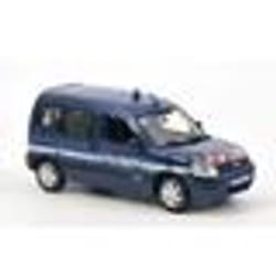 Voiture Miniature de Collection - NOREV 1/43 - CITROEN Berlingo Gendarmerie - Blanc et Bleu