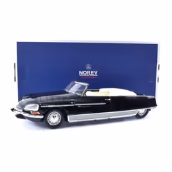 Voiture Miniature de Collection - NOREV 1/18 - CITROEN DS 21 Palm Beach - 1968 - Noir - 181746