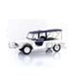 Voiture Miniature de Collection - NOREV 1/18 - CITROEN Mehari Azur - Blanc/Bleu - 1983