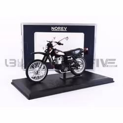 Voiture Miniature de Collection - NOREV 1/18 - YAMAHA XT500 - Black / Silver