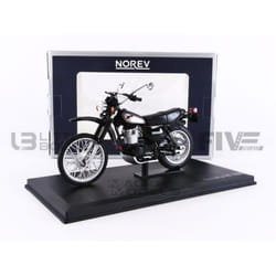 Voiture Miniature de Collection - NOREV 1/18 - YAMAHA XT500 - Black / Silver